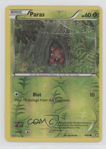 2016 Pokémon XY - Generations Reverse Foil Paras #6 02ia