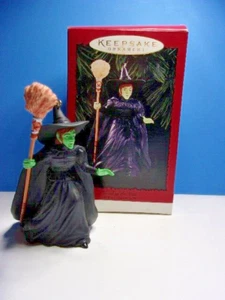 Hallmark 1996 Bruja Malvada del Oeste Ornamento el Mago de Oz Navidad De Colección - Imagen 1 de 8