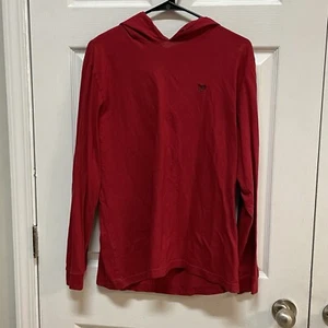 Chaps Langarmshirt mit Kapuze Rot Herren Small - Bild 1 von 5