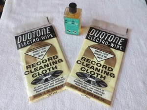 Toallitas eléctricas Duotone - Kit de cuidado/limpieza/mantenimiento de discos clásicos vintage - Imagen 1 de 3