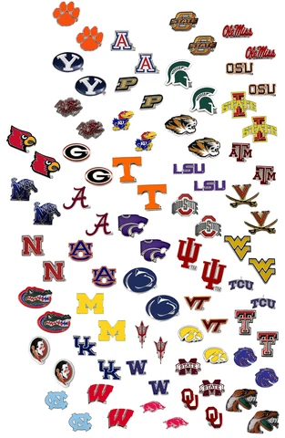 PICK YOUR NCAA TEAM dangle earring charm logo Cover
