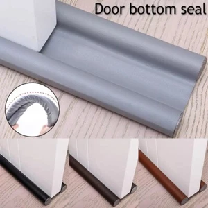 Tür Boden Dichtleiste Schutz Dichtung Flexibler Stopper Lärm Wind Staub Blocker - Bild 1 von 18