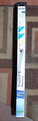 Interpet Tropical Daylight Life Light Fluorescent Tube 18" 15 Watt T8 Fit NEW - Image 1 of 2