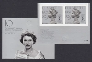 QUEEN ELIZABETH II = PLATINUM JUBILEE = Pair Inscription Colour ID Canada 2022 - Bild 1 von 4