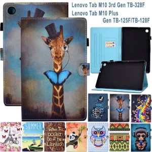 For Lenovo Tab M10 3rd Gen TB-328F Case Flip Painted Cover Tab M10 Plus 3rd Gen - Picture 1 of 22