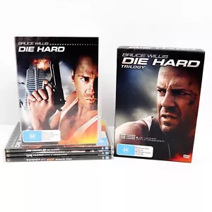 Die Hard Trilogy (Box Set DVD, 1988) Bruce Willis - Action Adventure Thriller - Picture 1 of 13