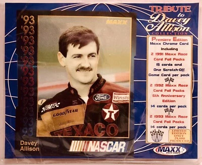 Tribute to Davey Allison Collection-NASCAR, Maxx Race Card set. New in Package - Image 1 of 4