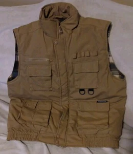 Renegade Outerwear Mens XL Duck Brown Tactical/Cargo Vest Jacket - Picture 1 of 16