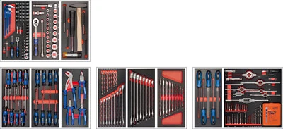 Projahn PROFORM-Werkstattwagen-Bestückungspaket für 4 Schubfächer 210-teilig - Bild 1 von 4