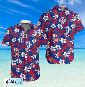 Chemise hawaïenne Chicago Cubs baseball chemise hawaïenne cadeau