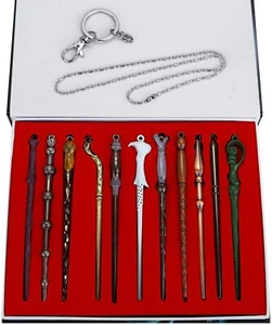 Neu 11 Stck. Harry Potter Hermine Dumbledore Snape Zauberstäbe mit Box Halloween - Bild 1 von 6