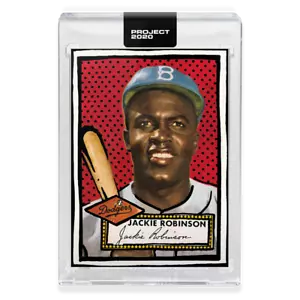 TOPPS PROJECT 2020 - JACKIE ROBINSON RC #98 - 1952 Rookie Art de Joshua Vides - Imagen 1 de 4