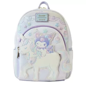 NWT Loungefly Sanrio Exclusive Kuromi Carnival Unicorn Mini Backpack - Picture 1 of 3