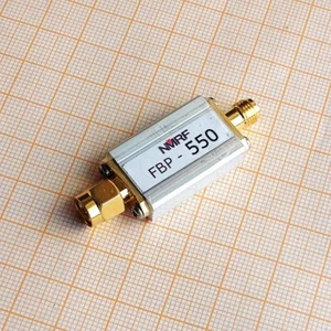 550 (510 to 570) MHz bandpass filter, ultra-small size, SMA interface - Picture 1 of 5