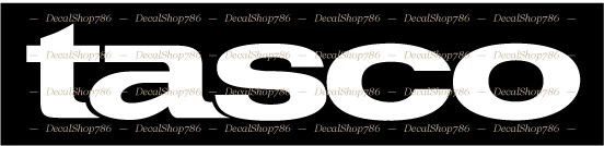 Tasco Rifle Scopes -Hunting/Shooting- Vinyl Die-Cut Peel N' Stick Decal/Stickers - Image 1 of 1
