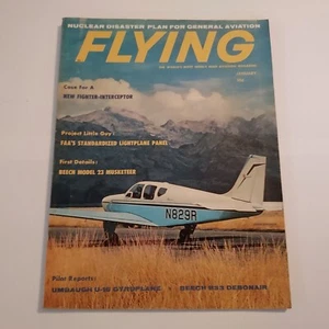 Vintage FLYING January 1962 Magazine Airplanes Aircraft - Imagen 1 de 8