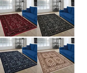 Extra Large Traditional Rugs – Non-Slip Runner Carpet for Hallway & Living Room - Picture 1 of 24