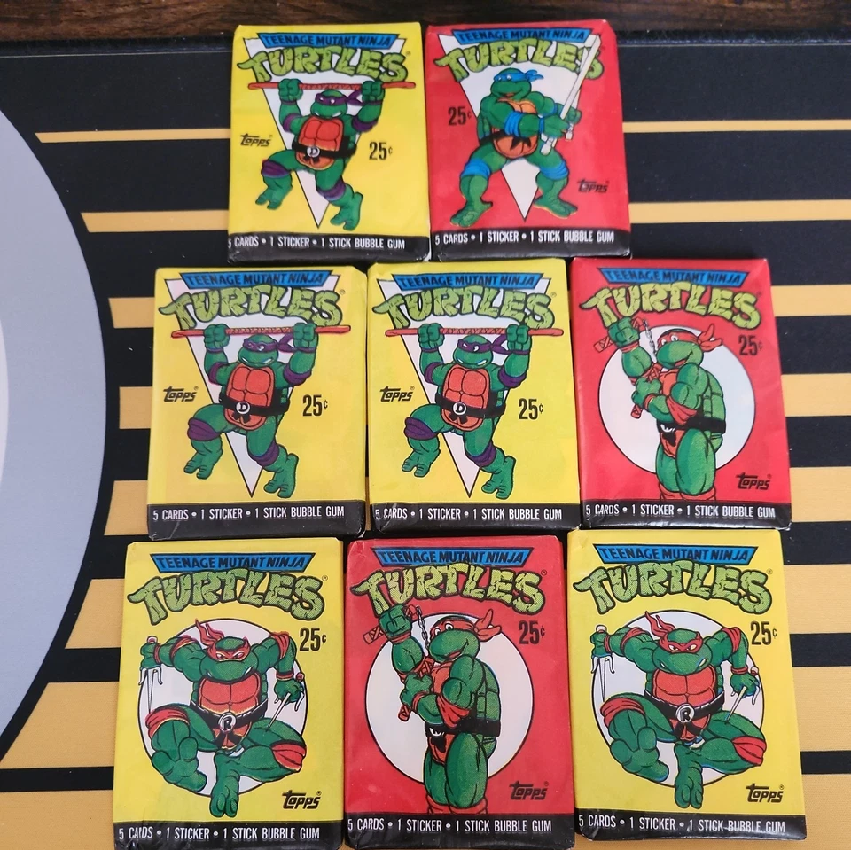 1989 Topps Teenage Mutant Ninja Turtles Series 1 TMNT 24 Stickers and 260 Cards