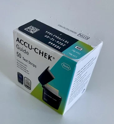 Accu-Chek Guide Blutzuckerteststreifen - Box mit 50 - Ablaufdatum: 12.9.26 - Wiederverkaufsartikel - Bild 1 von 4