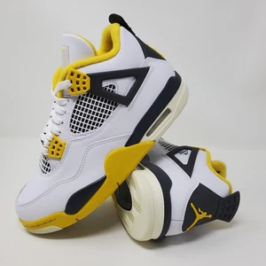 Nike Air Jordan 4 Retro Vivid Sulfur Yellow OG AQ9129-101 Women's Size 7.5 - Picture 1 of 11