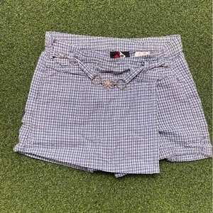 Vintage Y2K No Boundaries Girls Gingham Blue Skort Sz 4/5 - Picture 1 of 3