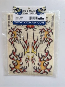XXX Main Racing -  FREAKY FLAMES Sticker Sheet - Picture 1 of 2