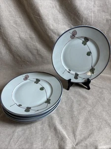 Limoges Raynaud 6 Grandes assiettes Plates en porcelaine modèle Nature 27,5cm - Picture 1 of 5