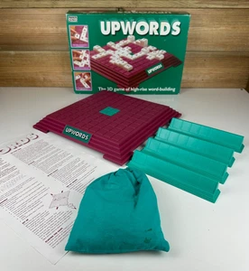 Upwords Das 3D Wortaufbau Brettspiel 1994 Parker Brothers Vintage Spiel - Bild 1 von 12