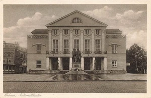 Cartolina Weimar (99423), Weimar - Teatro Nazionale, n. viaggiata - Foto 1 di 2