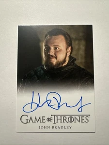 2024 Game Of Thrones Legends Of The Realm Full Bleed John Bradley Samwell Auto - Picture 1 of 6