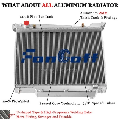 Fit 2003 2004 Lincoln Navigator 5.4L Ford Expedition 4.6L 5.4L V8 3Rows Radiator — 第 1/4 张图片