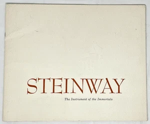 Steinway PIANOS Vintage Advertising Booklet 15 Models Pictured! - Picture 1 of 6