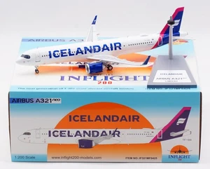 Avión a reacción fundido modelo TF-IAA Icelandair Airbus A321-271NX en vuelo 1:200 - Imagen 1 de 14
