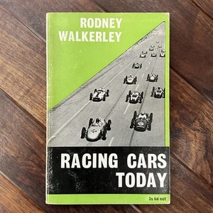 Racing Cars Today - Rodney Walkerley - 1962 1st Edition Motor Racing Vintage PB - Picture 1 of 9