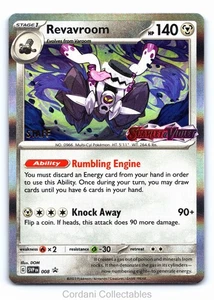 Revavroom SVP008 - Scarlet & Violet Base - Staff Stamped Prerelease Pokemon Karte - Bild 1 von 2