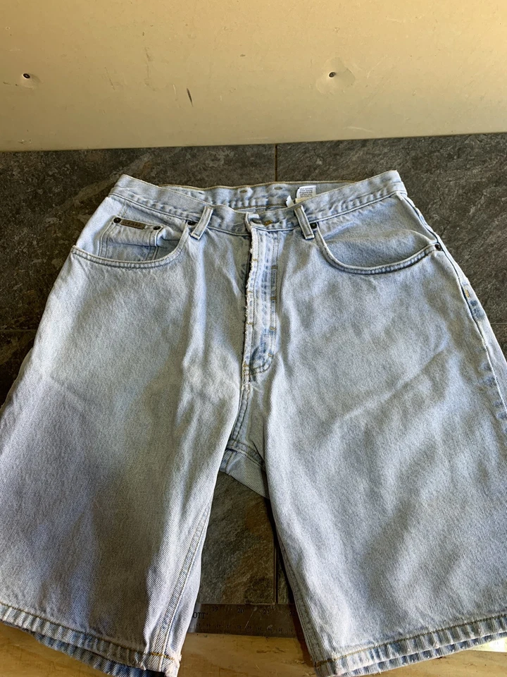 Винтаж Calvin Klein Carpenter Джинсовые шорты мужские 33 США белый - Изображение 1 из 4