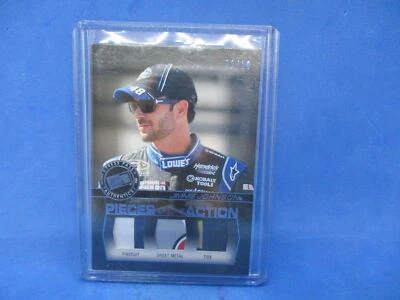 Jimmie Johnson 2013 Press Pass Authentics Pieces Of The Action #'d 02/10 - Image 1 of 2