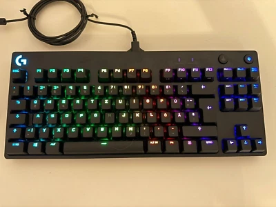 Logitech G PRO Mechanische Gaming-Tastatur, Tenkeyless, RGB, neu - Bild 1 von 4