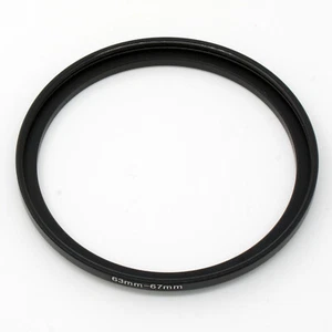 63-67 anillo de filtro escalonado 63 mm x0,75 macho a 67 mm x 0,75 hembra adaptador de lente - Imagen 1 de 2
