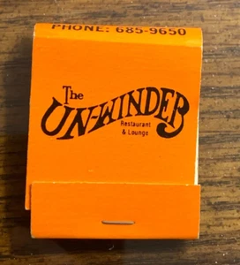 Vintage The Un-Winder Restaurant & Lounge, M-89, Plainwell, Matchbook - Picture 1 of 4