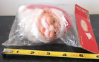 Ssco Plastic Christmas Ornament Vintage Santa Claus Head With Glasses And Hat