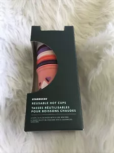 NUOVO Starbucks San Valentino Confezione 6 Tazze Calde Riutilizzabili 2021 - In Mano - Foto 1 di 2