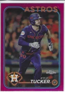 2024 Topps Chrome - Kyle Tucker #112 Pink Refractor - Picture 1 of 2
