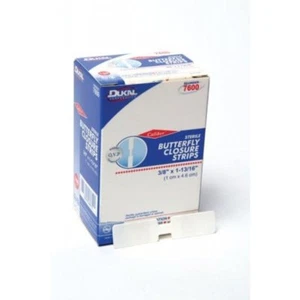 Dukal Butterfly Wound Closure Strips, Medium, 3/8″ x 1-13/16″ #7600 - Picture 1 of 1