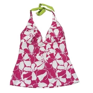 Athleta Banzai Floral Tankini Top Medium #841280 Swim Beach Tropical Summer - Picture 1 of 10