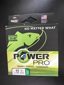 Power Pro Spectra treccia lenza da pesca 65 libbre test 300 iarde verde muschio 65 libbre 0910 - Foto 1 di 2