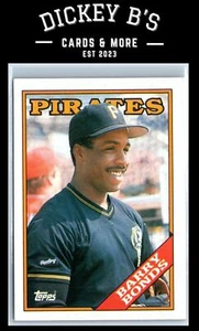 1988 Topps #450 Pittsburgh Pirates Barry Bonds - Picture 1 of 2