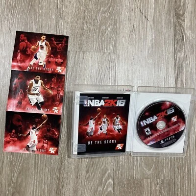 NBA 2k16 Video Game With Manual Poster CIB Anthony Davis PlayStation 3 PS3 - Image 1 of 4