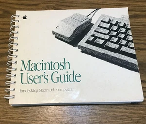 Apple Macintosh User's Guide For Desktop Computers Spiral Bound 1991 Vintage - Picture 1 of 8