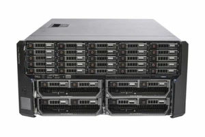 Dell PowerEdge VRTX Rack Chassis 25x 1TB +4x M630P 2x E5-2620v3 32GB Ram 2x146GB - Picture 1 of 2